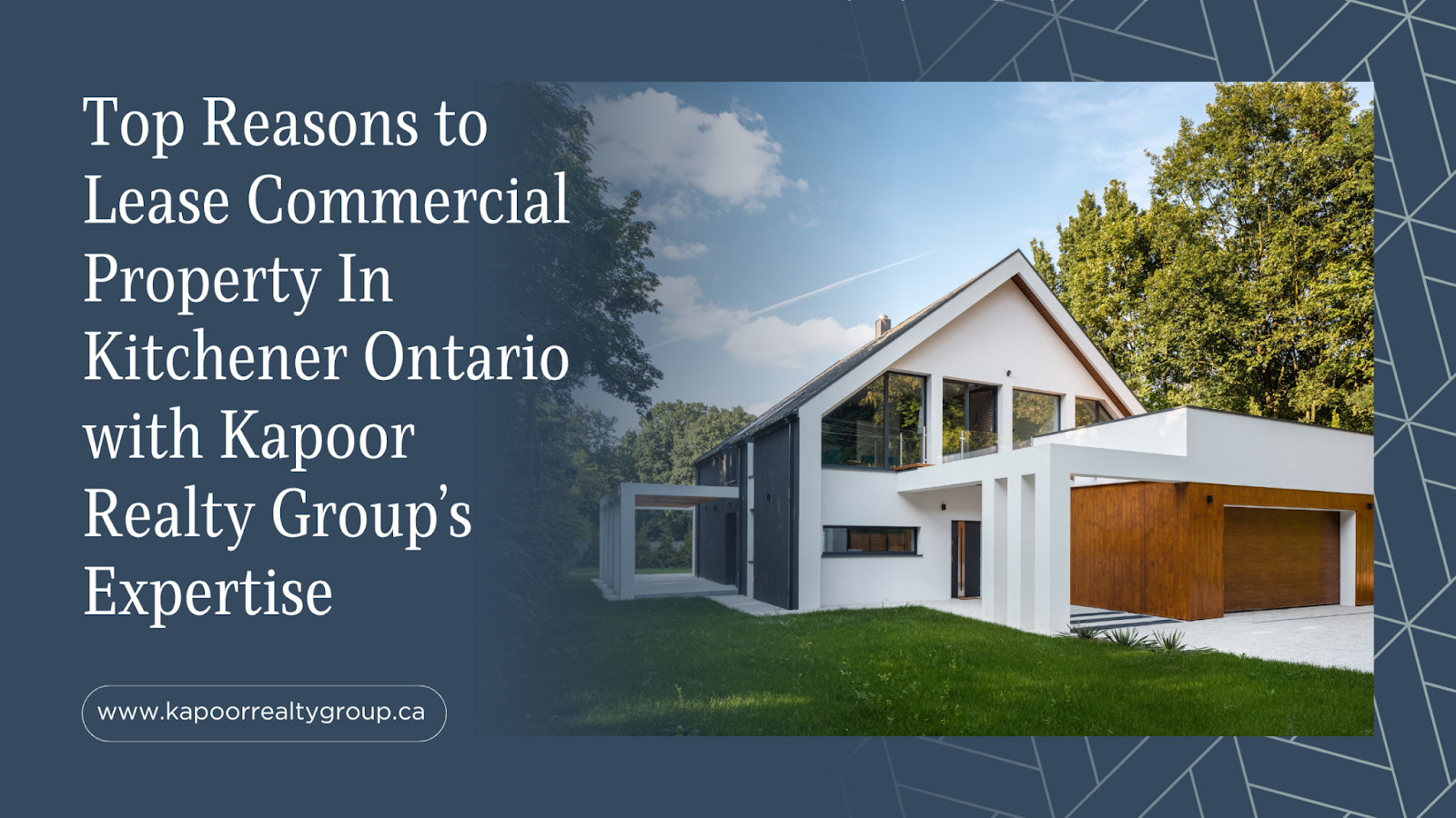 Top Reasons to Lease Commercial Property In Kitchener Ontario with Kapoor Realty Group’s Expertise