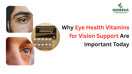 Why Eye Health Vitamins for Vision Support Are Important Today
